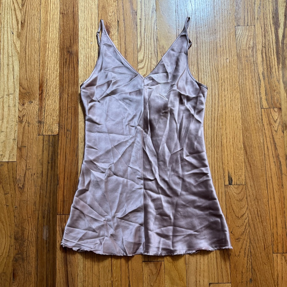 Silky Brown Cami Top